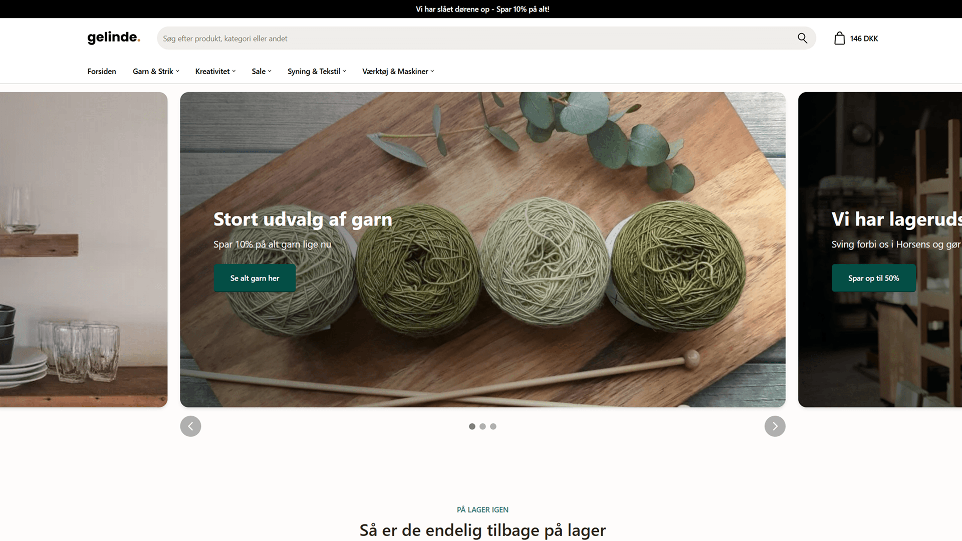 Professionel og moderne webshop til hobby og garn