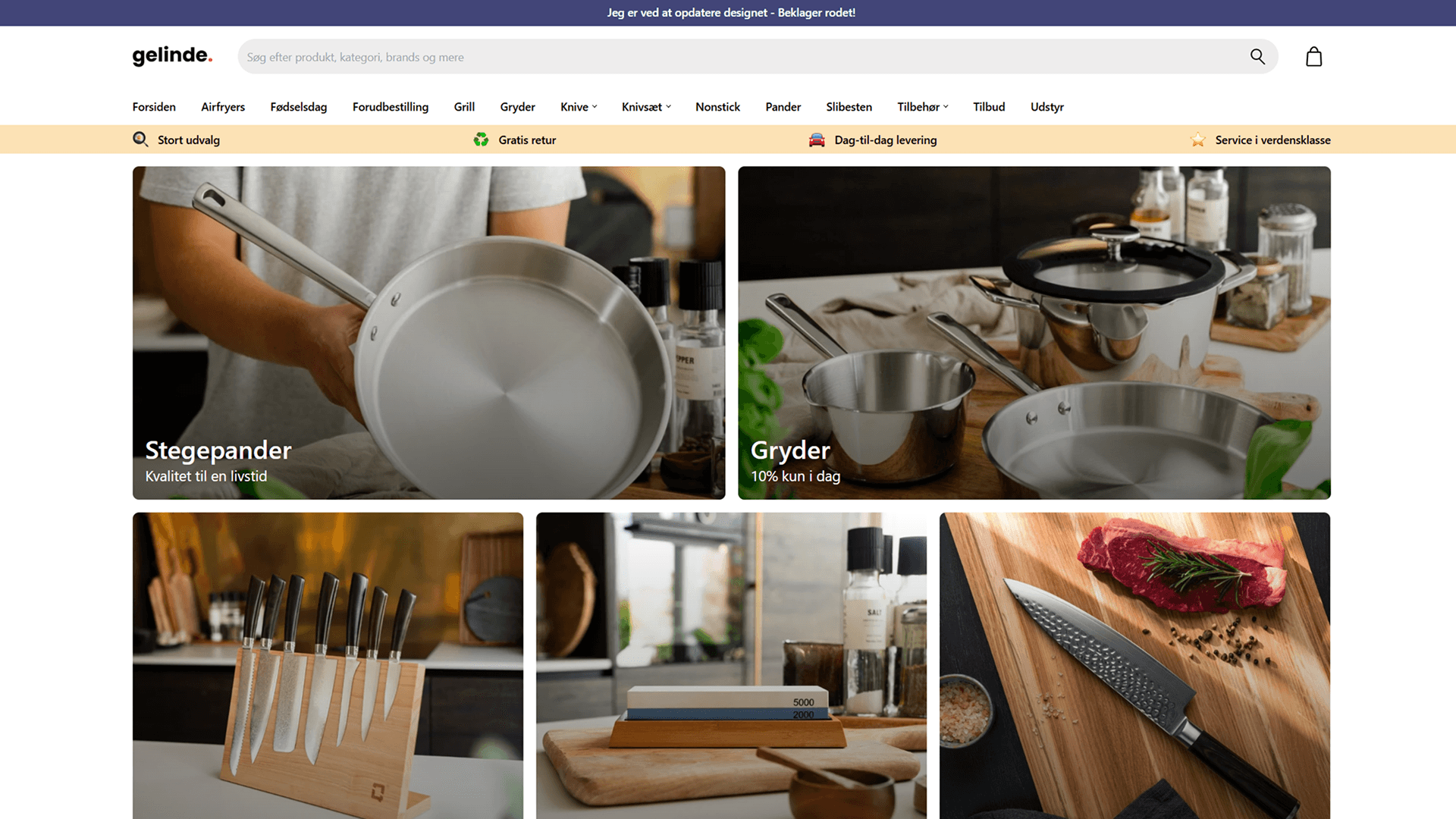 Professionel og responsiv webshop til cykler og cykeltilbehør