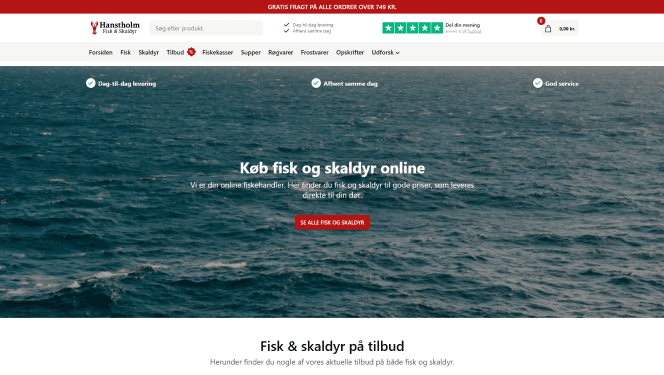 Webshop til Hafiska