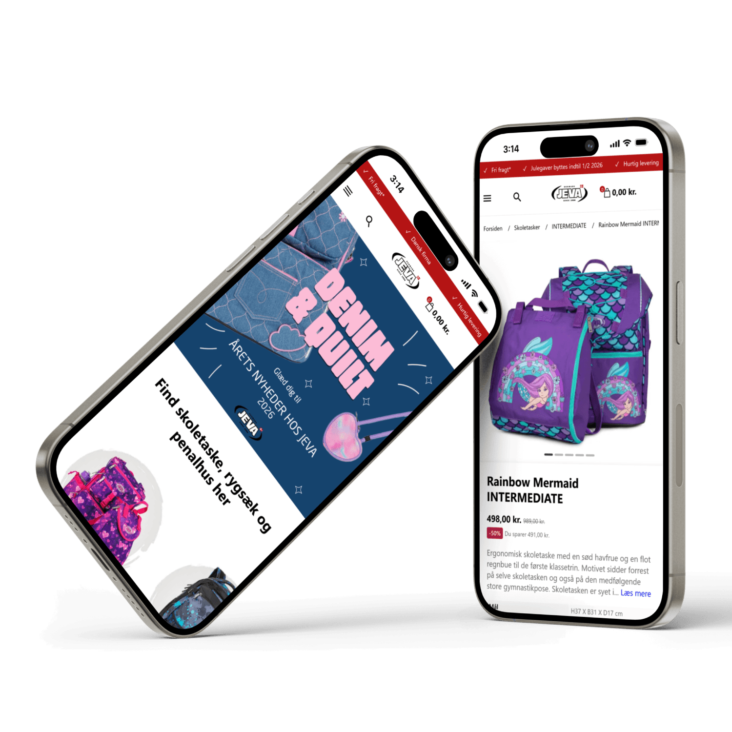 Fuld migrering af jeva.dk fra Wordpress til Shoporama