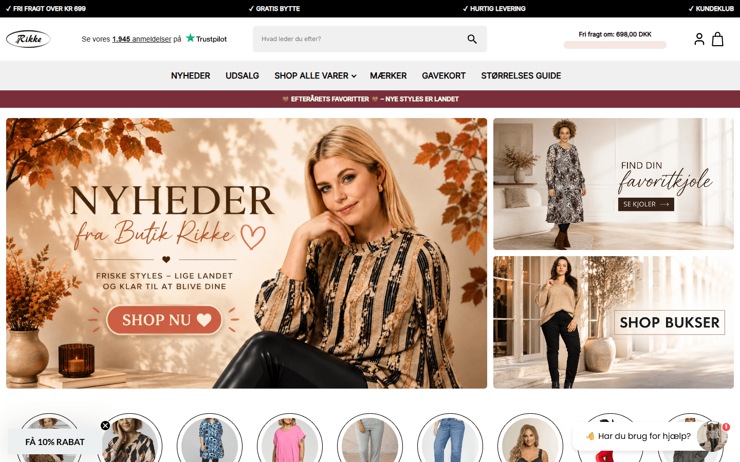 Butik Rikke webshop
